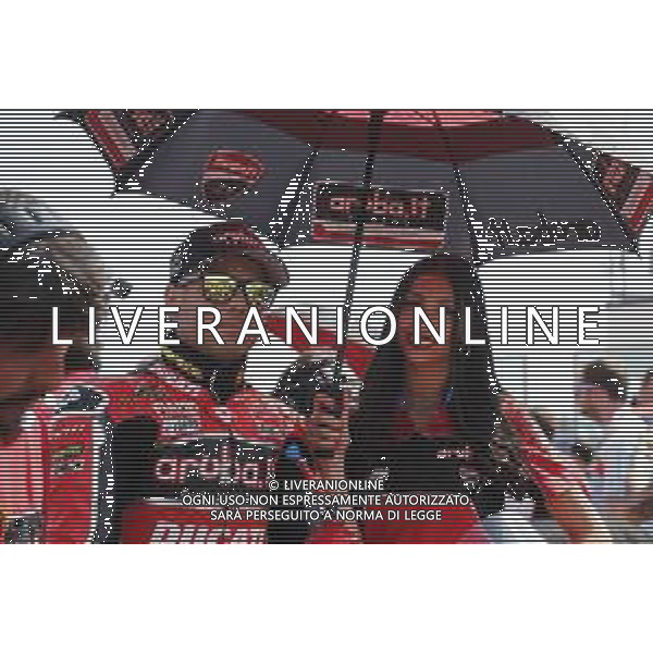 Campionato Mondiale Superbike Pata Riviera di Rimini 23/06/2019 nella foto: Alvaro Bautista (Ducati Panigale R) ©Claudio Zamagni/Agenzia Aldo Liverani Alvaro Bautista (Ducati Panigale R) during Superbike World Championship Pata Riviera di Rimini Round at Misano World Circuit Marco Simoncelli on June 23 2019. photo credit by Claudio Zamagni/Aldo Liverani Photo Agency