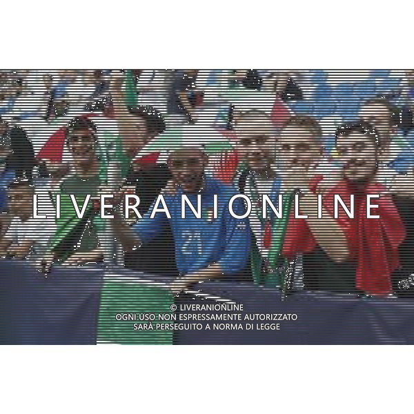 UEFA - Campionato Europeo Under 21 Italia 2019 gruppo A 22/06/2019 Belgio - Italia nella foto: tifosi dell\'Italia ©Claudio Zamagni/Agenzia Aldo Liverani supporters of Italy during UEFA Championship Under 21 Italy 2019 group A match between Belgium and Italy at Reggio-Emilia Mapei Stadium on June 22 2019. photo credit by Claudio Zamagni/Aldo Liverani Photo Agency