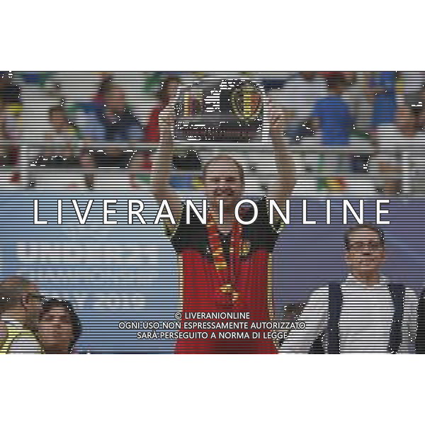 UEFA - Campionato Europeo Under 21 Italia 2019 gruppo A 22/06/2019 Belgio - Italia nella foto: tifosi del belgio ©Claudio Zamagni/Agenzia Aldo Liverani supporters of belgium during UEFA Championship Under 21 Italy 2019 group A match between Belgium and Italy at Reggio-Emilia Mapei Stadium on June 22 2019. photo credit by Claudio Zamagni/Aldo Liverani Photo Agency