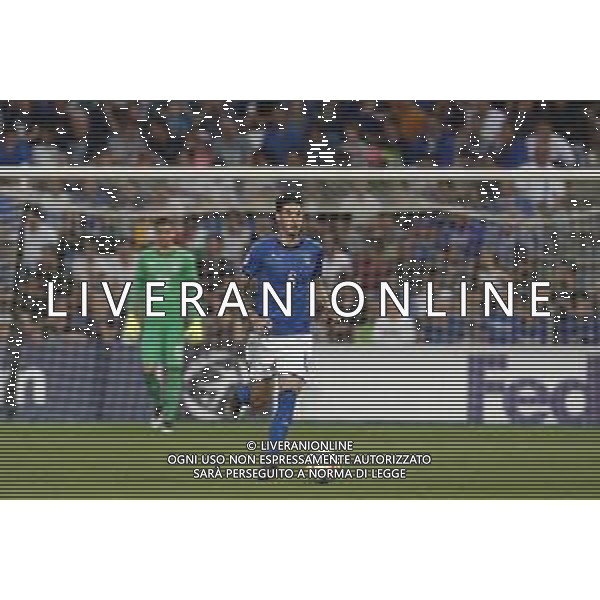 UEFA - Campionato Europeo Under 21 Italia 2019 gruppo A 22/06/2019 Belgio - Italia nella foto: Bastoni Alessandro (Italia) ©Claudio Zamagni/Agenzia Aldo Liverani Bastoni Alessandro (Italia) during UEFA Championship Under 21 Italy 2019 group A match between Belgium and Italy at Reggio-Emilia Mapei Stadium on June 22 2019. photo credit by Claudio Zamagni/Aldo Liverani Photo Agency