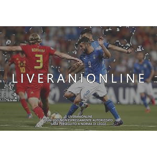 UEFA - Campionato Europeo Under 21 Italia 2019 gruppo A 22/06/2019 Belgio - Italia nella foto: Cutrone Patrik (Italia) ©Claudio Zamagni/Agenzia Aldo Liverani Cutrone Patrik (Italia) during UEFA Championship Under 21 Italy 2019 group A match between Belgium and Italy at Reggio-Emilia Mapei Stadium on June 22 2019. photo credit by Claudio Zamagni/Aldo Liverani Photo Agency