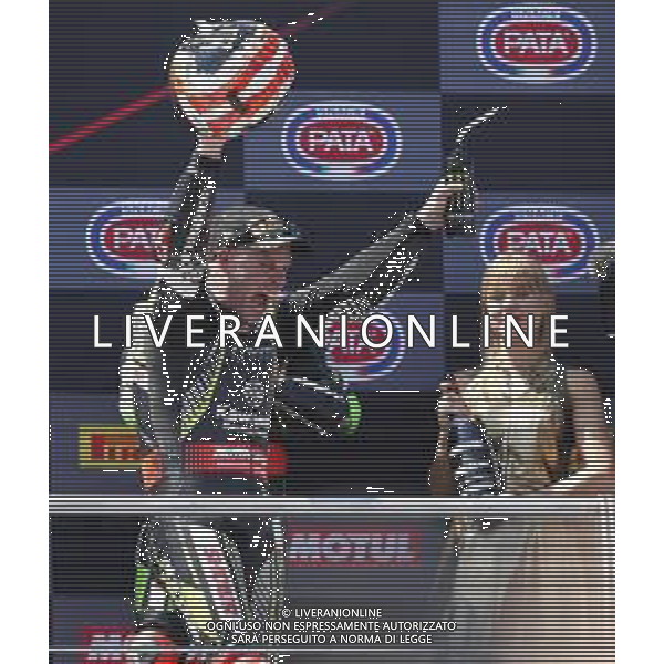 Campionato Mondiale Superbike Pata Riviera di Rimini 23/06/2019 Gara 2 nella foto: ©Claudio Zamagni/Agenzia Aldo Liverani during Race 2 Superbike World Championship Pata Riviera di Rimini Round at Misano World Circuit Marco Simoncelli on June 23 2019. photo credit by Claudio Zamagni/Aldo Liverani Photo Agency / AGENZIA ALDO LIVERANI SAS