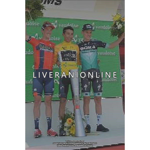 23-06-2019 Tour De Suisse; Tappa 09 Goms - Goms; 2019, Bahrain - Merida; 2019, Team Ineos; 2019, Bora - Hansgrohe; Dennis, Rohan; Bernal Gomez, Arley; Konrad, Patrick; Goms; ©SIROTTI / AGENZIA ALDO LIVERANI SAS