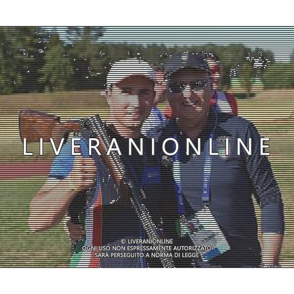 The European Games 2019 Minsk Bielorussia 23.06.2019 Nella foto TRAP MASCHILE - VALERIO GRAZINI MEDAGLIA D\'ARGENTO ©MEZZELANI GMT / AGENZIA ALDO LIVERANI SAS