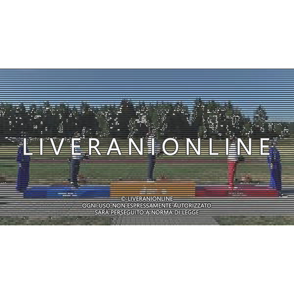 The European Games 2019 Minsk Bielorussia 23.06.2019 Nella foto TRAP FEMMINILE - SILVANA STANCO MEDAGLIA D\'ORO E JESSICA ROSSI MEDAGLIA D\'ARGENTO SUL PODIO ©MEZZELANI GMT / AGENZIA ALDO LIVERANI SAS