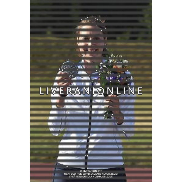 The European Games 2019 Minsk Bielorussia 23.06.2019 Nella foto TRAP FEMMINILE - JESSICA ROSSI MEDAGLIA D\'ARGENTO SUL PODIO ©MEZZELANI GMT / AGENZIA ALDO LIVERANI SAS