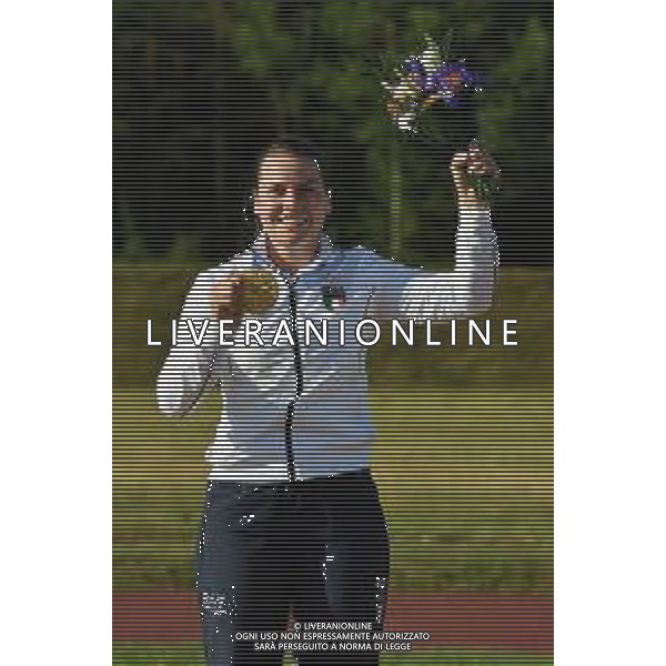 The European Games 2019 Minsk Bielorussia 23.06.2019 Nella foto TRAP FEMMINILE - SILVANA STANCO MEDAGLIA D\'ORO SUL PODIO ©MEZZELANI GMT / AGENZIA ALDO LIVERANI SAS