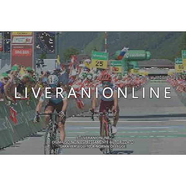 23-06-2019 Tour De Suisse; Tappa 09 Goms - Goms; 2019, Ag2r La Mondiale; 2019, Katusha - Alpecin; Frank, Mathias; Spilak, Simon; Goms; ©SIROTTI / AGENZIA ALDO LIVERANI SAS