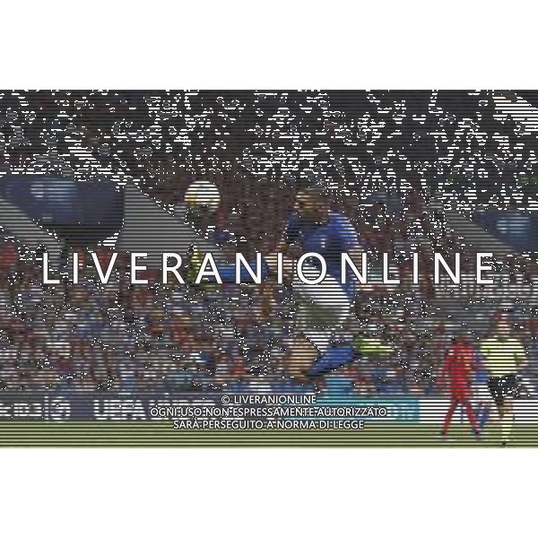 UEFA - Campionato Europeo Under 21 Italia 2019 gruppo A 22/06/2019 Belgio - Italia nella foto: Pezzella Giuseppe (Italia) ©Claudio Zamagni/Agenzia Aldo Liverani Pezzella Giuseppe (Italia) during UEFA Championship Under 21 Italy 2019 group A match between Belgium and Italy at Reggio-Emilia Mapei Stadium on June 22 2019. photo credit by Claudio Zamagni/Aldo Liverani Photo Agency