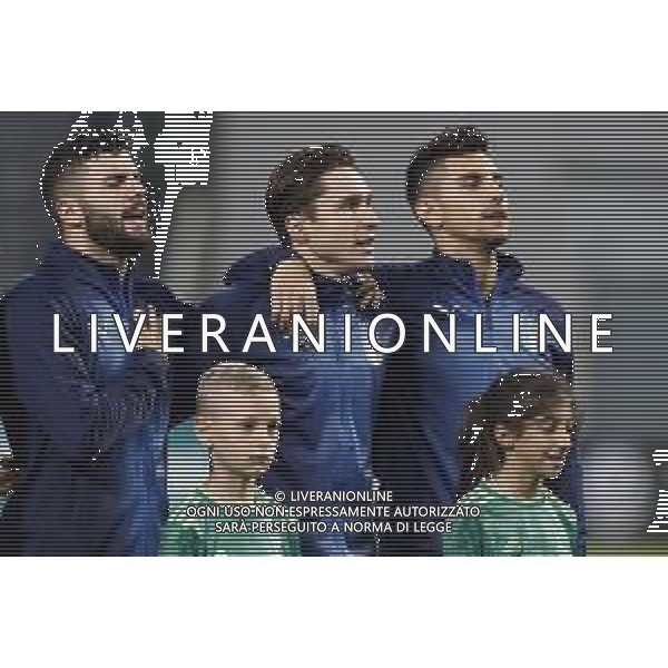 UEFA - Campionato Europeo Under 21 Italia 2019 gruppo A 22/06/2019 Belgio - Italia nella foto: Cutrone Patrik (Italia) Chiesa Federico (Italia) Pellegrini Lorenzo (Italia) ©Claudio Zamagni/Agenzia Aldo Liverani Cutrone Patrik (Italia) Chiesa Federico (Italia) Pellegrini Lorenzo (Italia) during UEFA Championship Under 21 Italy 2019 group A match between Belgium and Italy at Reggio-Emilia Mapei Stadium on June 22 2019. photo credit by Claudio Zamagni/Aldo Liverani Photo Agency