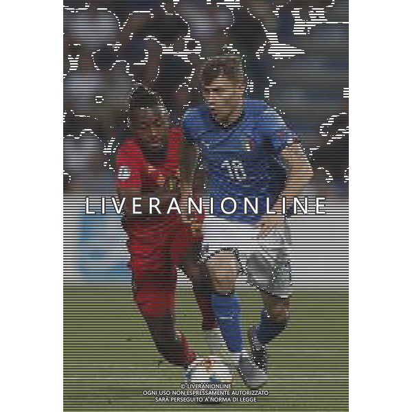 UEFA - Campionato Europeo Under 21 Italia 2019 gruppo A 22/06/2019 Belgio - Italia nella foto: Barella Nicolo’ (Italia) ©Claudio Zamagni/Agenzia Aldo Liverani Barella Nicolo’ (Italia) during UEFA Championship Under 21 Italy 2019 group A match between Belgium and Italy at Reggio-Emilia Mapei Stadium on June 22 2019. photo credit by Claudio Zamagni/Aldo Liverani Photo Agency