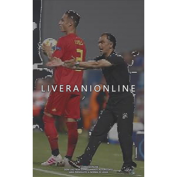 UEFA - Campionato Europeo Under 21 Italia 2019 gruppo A 22/06/2019 Belgio - Italia nella foto: Misterb Johan Walem Belgium ©Claudio Zamagni/Agenzia Aldo Liverani Misterb Johan Walem Belgium during UEFA Championship Under 21 Italy 2019 group A match between Belgium and Italy at Reggio-Emilia Mapei Stadium on June 22 2019. photo credit by Claudio Zamagni/Aldo Liverani Photo Agency