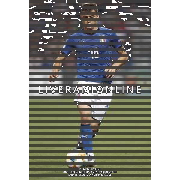 UEFA - Campionato Europeo Under 21 Italia 2019 gruppo A 22/06/2019 Belgio - Italia nella foto: Barella Nicolo’ (Italia) ©Claudio Zamagni/Agenzia Aldo Liverani Barella Nicolo’ (Italia) during UEFA Championship Under 21 Italy 2019 group A match between Belgium and Italy at Reggio-Emilia Mapei Stadium on June 22 2019. photo credit by Claudio Zamagni/Aldo Liverani Photo Agency