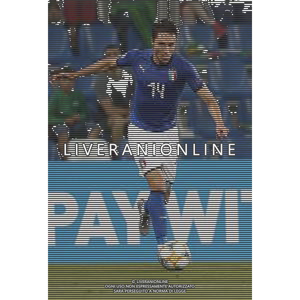UEFA - Campionato Europeo Under 21 Italia 2019 gruppo A 22/06/2019 Belgio - Italia nella foto: Chiesa Federico (Italia) ©Claudio Zamagni/Agenzia Aldo Liverani Chiesa Federico (Italia) during UEFA Championship Under 21 Italy 2019 group A match between Belgium and Italy at Reggio-Emilia Mapei Stadium on June 22 2019. photo credit by Claudio Zamagni/Aldo Liverani Photo Agency