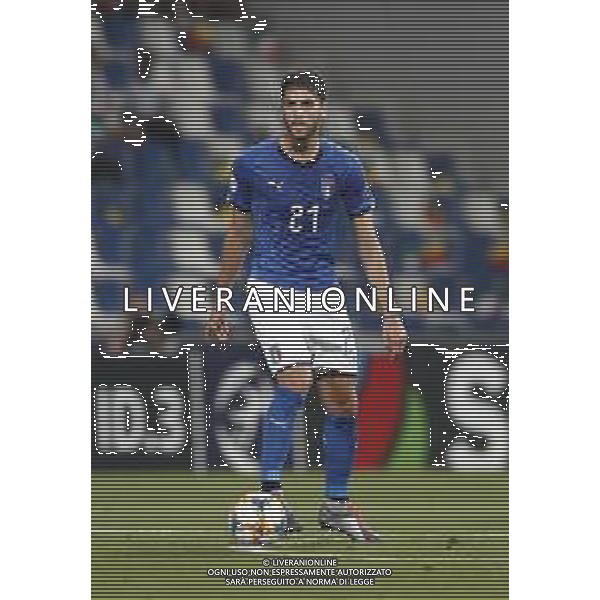 UEFA - Campionato Europeo Under 21 Italia 2019 gruppo A 22/06/2019 Belgio - Italia nella foto: Locatelli Manuel (Italia) ©Claudio Zamagni/Agenzia Aldo Liverani Locatelli Manuel (Italia) during UEFA Championship Under 21 Italy 2019 group A match between Belgium and Italy at Reggio-Emilia Mapei Stadium on June 22 2019. photo credit by Claudio Zamagni/Aldo Liverani Photo Agency