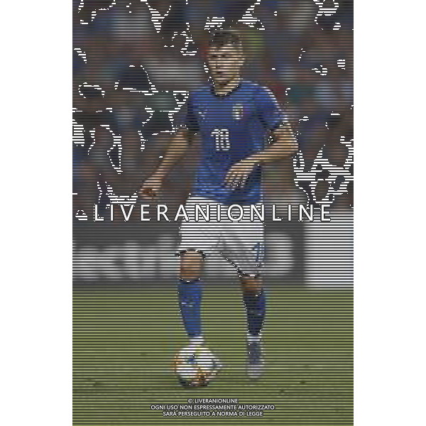 UEFA - Campionato Europeo Under 21 Italia 2019 gruppo A 22/06/2019 Belgio - Italia nella foto: Barella Nicolo’ (Italia) ©Claudio Zamagni/Agenzia Aldo Liverani Barella Nicolo’ (Italia) during UEFA Championship Under 21 Italy 2019 group A match between Belgium and Italy at Reggio-Emilia Mapei Stadium on June 22 2019. photo credit by Claudio Zamagni/Aldo Liverani Photo Agency