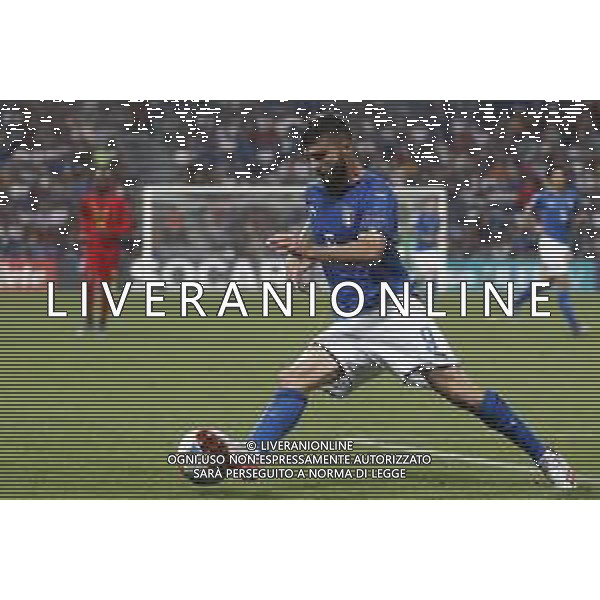 UEFA - Campionato Europeo Under 21 Italia 2019 gruppo A 22/06/2019 Belgio - Italia nella foto: Cutrone Patrik (Italia) ©Claudio Zamagni/Agenzia Aldo Liverani Cutrone Patrik (Italia) during UEFA Championship Under 21 Italy 2019 group A match between Belgium and Italy at Reggio-Emilia Mapei Stadium on June 22 2019. photo credit by Claudio Zamagni/Aldo Liverani Photo Agency