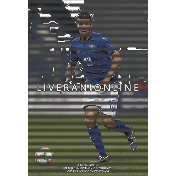 UEFA - Campionato Europeo Under 21 Italia 2019 gruppo A 22/06/2019 Belgio - Italia nella foto: Mancini Gianluca (Italia) ©Claudio Zamagni/Agenzia Aldo Liverani Mancini Gianluca (Italia) during UEFA Championship Under 21 Italy 2019 group A match between Belgium and Italy at Reggio-Emilia Mapei Stadium on June 22 2019. photo credit by Claudio Zamagni/Aldo Liverani Photo Agency