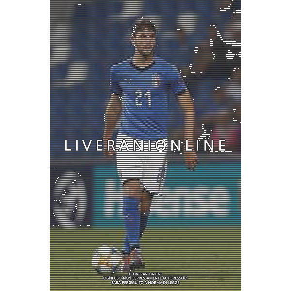 UEFA - Campionato Europeo Under 21 Italia 2019 gruppo A 22/06/2019 Belgio - Italia nella foto: Locatelli Manuel (Italia) ©Claudio Zamagni/Agenzia Aldo Liverani Locatelli Manuel (Italia) during UEFA Championship Under 21 Italy 2019 group A match between Belgium and Italy at Reggio-Emilia Mapei Stadium on June 22 2019. photo credit by Claudio Zamagni/Aldo Liverani Photo Agency