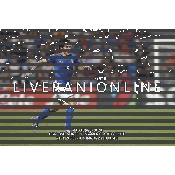 UEFA - Campionato Europeo Under 21 Italia 2019 gruppo A 22/06/2019 Belgio - Italia nella foto: Tonali Sandro (Italia) ©Claudio Zamagni/Agenzia Aldo Liverani Tonali Sandro (Italia) during UEFA Championship Under 21 Italy 2019 group A match between Belgium and Italy at Reggio-Emilia Mapei Stadium on June 22 2019. photo credit by Claudio Zamagni/Aldo Liverani Photo Agency