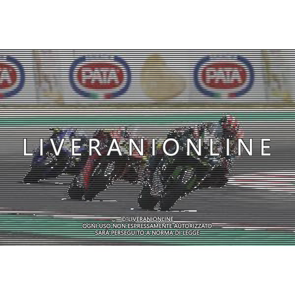 Campionato Mondiale Superbike Pata Riviera di Rimini 23/06/2019 nella foto: Jonathan Rea (Kawasaki ZX-10RR) Alvaro Bautista (Ducati Panigale R) ©Claudio Zamagni/Agenzia Aldo Liverani Jonathan Rea (Kawasaki ZX-10RR) Alvaro Bautista (Ducati Panigale R)during Superbike World Championship Pata Riviera di Rimini Round at Misano World Circuit Marco Simoncelli on June 23 2019. photo credit by Claudio Zamagni/Aldo Liverani Photo Agency