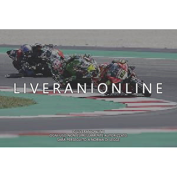 Campionato Mondiale Superbike Pata Riviera di Rimini 23/06/2019 Gara 2 nella foto: Alvaro Bautista (Ducati Panigale R) Leon Haslam (Kawasaki ZX-10RR) Toprak Razgatlioglu (Kawasaki ZX-10RR) ©Claudio Zamagni/Agenzia Aldo Liverani Alvaro Bautista (Ducati Panigale R) Leon Haslam (Kawasaki ZX-10RR) Toprak Razgatlioglu (Kawasaki ZX-10RR) during Race 2 Superbike World Championship Pata Riviera di Rimini Round at Misano World Circuit Marco Simoncelli on June 23 2019. photo credit by Claudio Zamagni/Aldo Liverani Photo Agency