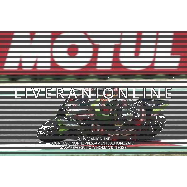 Campionato Mondiale Superbike Pata Riviera di Rimini 23/06/2019 Gara 2 nella foto: Jonathan Rea (Kawasaki ZX-10RR)1 ©Claudio Zamagni/Agenzia Aldo Liverani Jonathan Rea (Kawasaki ZX-10RR) during Race 2 Superbike World Championship Pata Riviera di Rimini Round at Misano World Circuit Marco Simoncelli on June 23 2019. photo credit by Claudio Zamagni/Aldo Liverani Photo Agency