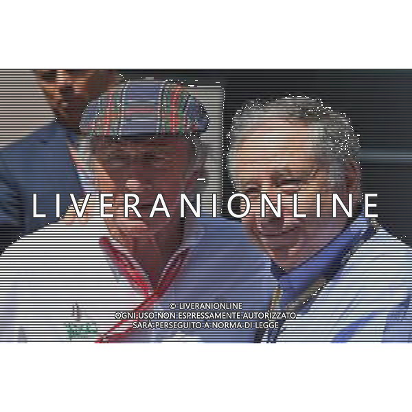 (L to R): Jackie Stewart (GBR) with Jean Todt (FRA) FIA President. 23.06.2019. Formula 1 World Championship, Rd 8, French Grand Prix, Paul Ricard, France, Race Day. AG ALDO LIVERANI SAS-ONLY ITALY