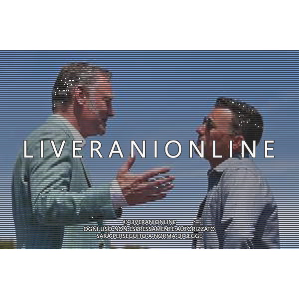 (L to R): Sean Bratches (USA) Formula 1 Managing Director, Commercial Operations with Will Buxton (GBR) F1 Digital Presenter. 23.06.2019. Formula 1 World Championship, Rd 8, French Grand Prix, Paul Ricard, France, Race Day. AG ALDO LIVERANI SAS-ONLY ITALY