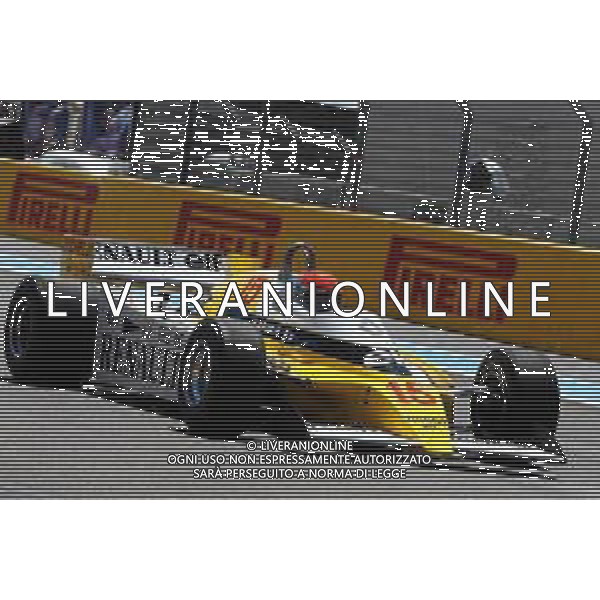 Jean-Pierre Jabouille (FRA) in the 1979 Renault RS10. 23.06.2019. Formula 1 World Championship, Rd 8, French Grand Prix, Paul Ricard, France, Race Day. AG ALDO LIVERANI SAS-ONLY ITALY