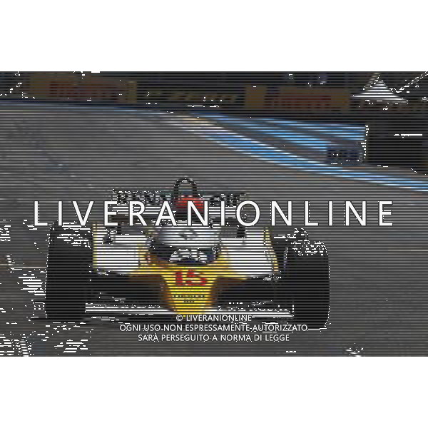 Jean-Pierre Jabouille (FRA) in the 1979 Renault RS10. 23.06.2019. Formula 1 World Championship, Rd 8, French Grand Prix, Paul Ricard, France, Race Day. AG ALDO LIVERANI SAS-ONLY ITALY