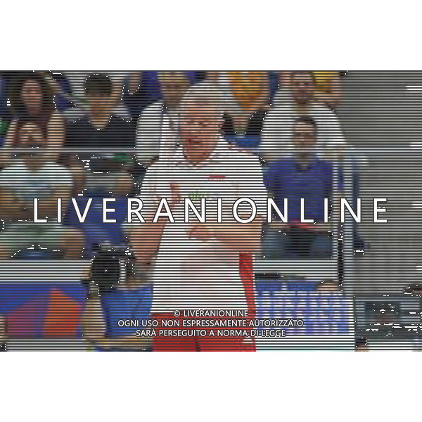 Milano 23-06-2019 Palalido Volleyball Nations League - girone 14 day 3 Italia vs Polonia nella foto Heynen allenatore Polonia foto Roberto Garavaglia - ag. Aldo Liverani sas