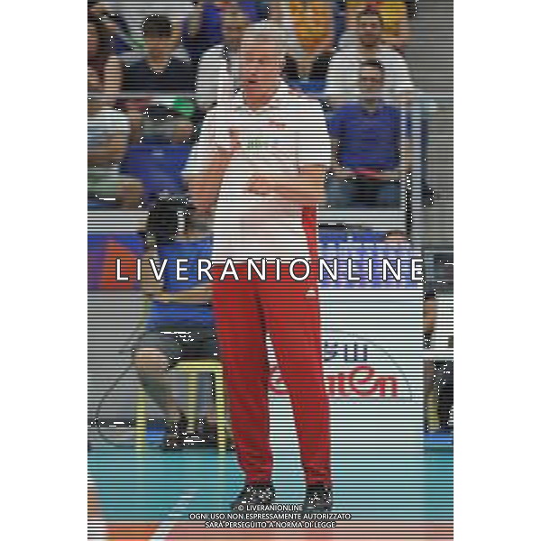 Milano 23-06-2019 Palalido Volleyball Nations League - girone 14 day 3 Italia vs Polonia nella foto Vital Heynen allenatore Polonia foto Roberto Garavaglia - ag. Aldo Liverani sas
