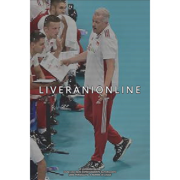 Milano 23-06-2019 Palalido Volleyball Nations League - girone 14 day 3 Italia vs Polonia nella foto Vital Heynen allenatore Polonia foto Roberto Garavaglia - ag. Aldo Liverani sas