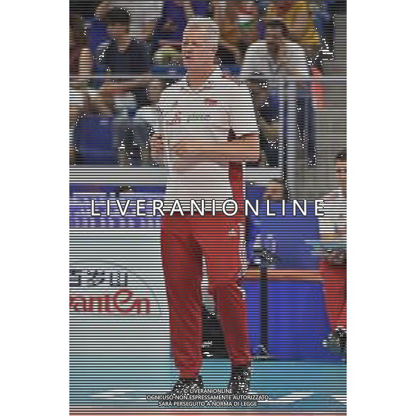 Milano 23-06-2019 Palalido Volleyball Nations League - girone 14 day 3 Italia vs Polonia nella foto Vital Heynen allentore Polonia foto Roberto Garavaglia - ag. Aldo Liverani sas