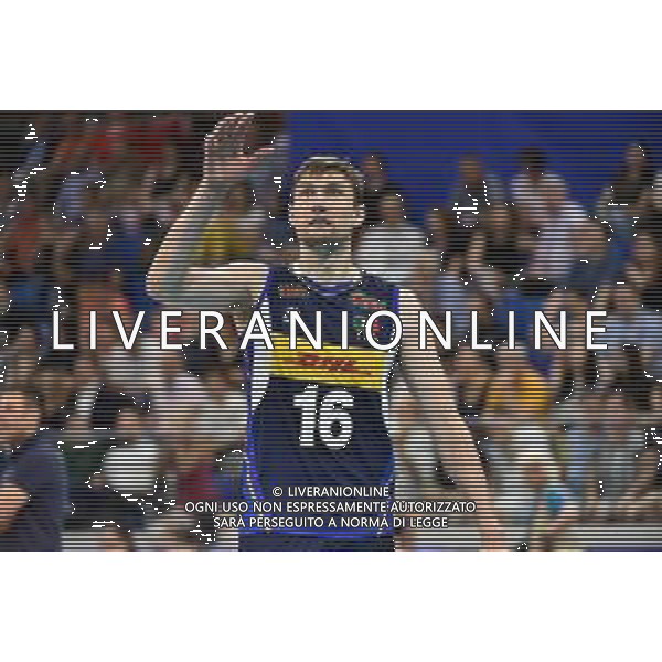 Milano 23-06-2019 Palalido Volleyball Nations League - girone 14 day 3 Italia vs Polonia nella foto Oleg Antonov (Italia) foto Roberto Garavaglia - ag. Aldo Liverani sas
