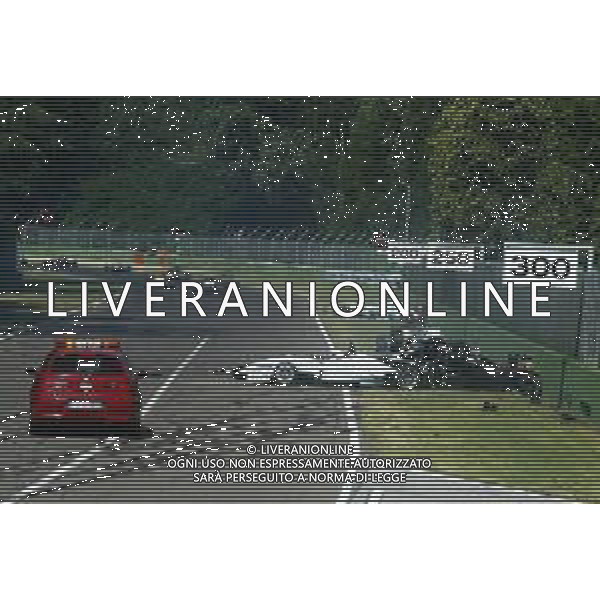 IMOLA 23.06.2019 INCIDENTE SPETTACOLARE DURANTE LA PARTENZA DELLA GARA DI TOPJET F 2000 ITALIAN TROPHY NESSUN FERITO ©SANNA / AGENZIA ALDO LIVERANI SAS
