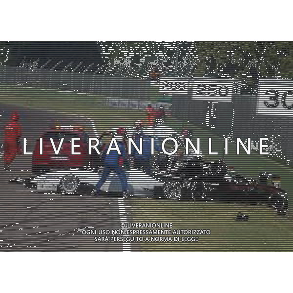 IMOLA 23.06.2019 INCIDENTE SPETTACOLARE DURANTE LA PARTENZA DELLA GARA DI TOPJET F 2000 ITALIAN TROPHY NESSUN FERITO ©SANNA / AGENZIA ALDO LIVERANI SAS