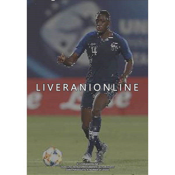 UEFA - Campionato Europeo Under 21 Italia 2019 gruppo C 21/06/2019 Francia - Croazia nella foto: Konate’ Ibrahima(France) ©Claudio Zamagni/Agenzia Aldo Liverani Konate’ Ibrahima(France) during UEFA Championship Under 21 Italy 2019 group C match between France and Croatia at San Marino Olympic Stadium on June 21 2019. photo credit by Claudio Zamagni/Aldo Liverani Photo Agency