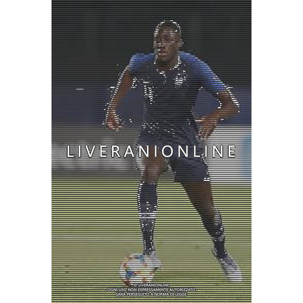 UEFA - Campionato Europeo Under 21 Italia 2019 gruppo C 21/06/2019 Francia - Croazia nella foto: Konate’ Ibrahima(France) ©Claudio Zamagni/Agenzia Aldo Liverani Konate’ Ibrahima(France) during UEFA Championship Under 21 Italy 2019 group C match between France and Croatia at San Marino Olympic Stadium on June 21 2019. photo credit by Claudio Zamagni/Aldo Liverani Photo Agency