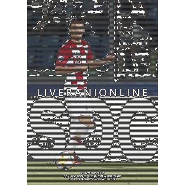 UEFA - Campionato Europeo Under 21 Italia 2019 gruppo C 21/06/2019 Francia - Croazia nella foto: Matko Babic (Croatia U21) ©Claudio Zamagni/Agenzia Aldo Liverani Matko Babic (Croatia U21) during UEFA Championship Under 21 Italy 2019 group C match between France and Croatia at San Marino Olympic Stadium on June 21 2019. photo credit by Claudio Zamagni/Aldo Liverani Photo Agency