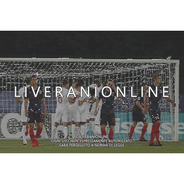 UEFA - Campionato Europeo Under 21 Italia 2019 gruppo C 24/06/2019 Croazia - Inghilterra nella foto: delusione croazia ©Claudio Zamagni/Agenzia Aldo Liverani delusion of croatia during UEFA Championship Under 21 Italy 2019 group C match between Croatia and England at San Marino Olympic Stadium on June 24 2019. photo credit by Claudio Zamagni/Aldo Liverani Photo Agency