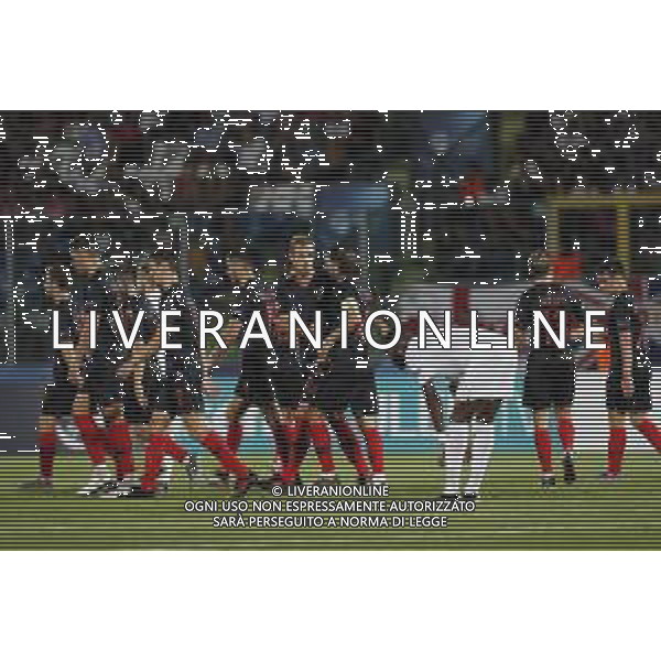 UEFA - Campionato Europeo Under 21 Italia 2019 gruppo C 24/06/2019 Croazia - Inghilterra nella foto: Esultanza croazia dopo il gol di Josip Brekalo ©Claudio Zamagni/Agenzia Aldo Liverani croatia celebrates after scoring a goal during UEFA Championship Under 21 Italy 2019 group C match between Croatia and England at San Marino Olympic Stadium on June 24 2019. photo credit by Claudio Zamagni/Aldo Liverani Photo Agency / AGENZIA ALDO LIVERANI SAS