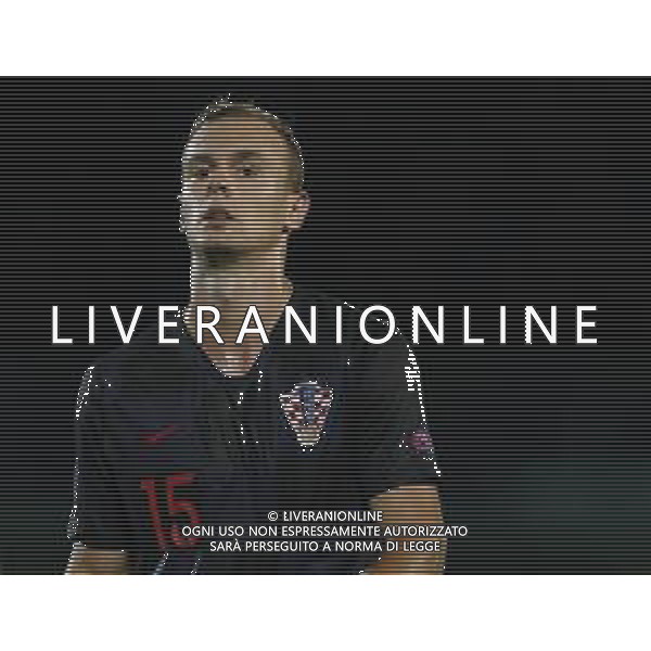 UEFA - Campionato Europeo Under 21 Italia 2019 gruppo C 24/06/2019 Croazia - Inghilterra nella foto: Kalaica Branimir (Croatia U21) ©Claudio Zamagni/Agenzia Aldo Liverani Kalaica Branimir (Croatia U21) during UEFA Championship Under 21 Italy 2019 group C match between Croatia and England at San Marino Olympic Stadium on June 24 2019. photo credit by Claudio Zamagni/Aldo Liverani Photo Agency