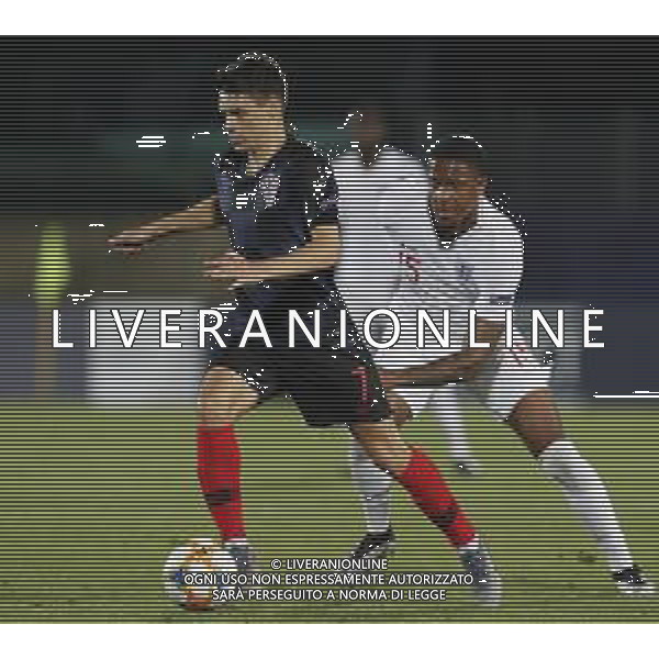 UEFA - Campionato Europeo Under 21 Italia 2019 gruppo C 24/06/2019 Croazia - Inghilterra nella foto: Josip Brekalo (Croatia U21) Konsa Ezri(England) ©Claudio Zamagni/Agenzia Aldo Liverani osip Brekalo (Croatia U21) Konsa Ezri(England) during UEFA Championship Under 21 Italy 2019 group C match between Croatia and England at San Marino Olympic Stadium on June 24 2019. photo credit by Claudio Zamagni/Aldo Liverani Photo Agency