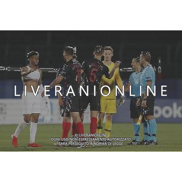 UEFA - Campionato Europeo Under 21 Italia 2019 gruppo C 24/06/2019 Croazia - Inghilterra nella foto: la fine del match ©Claudio Zamagni/Agenzia Aldo Liverani the end of the match during UEFA Championship Under 21 Italy 2019 group C match between Croatia and England at San Marino Olympic Stadium on June 24 2019. photo credit by Claudio Zamagni/Aldo Liverani Photo Agency