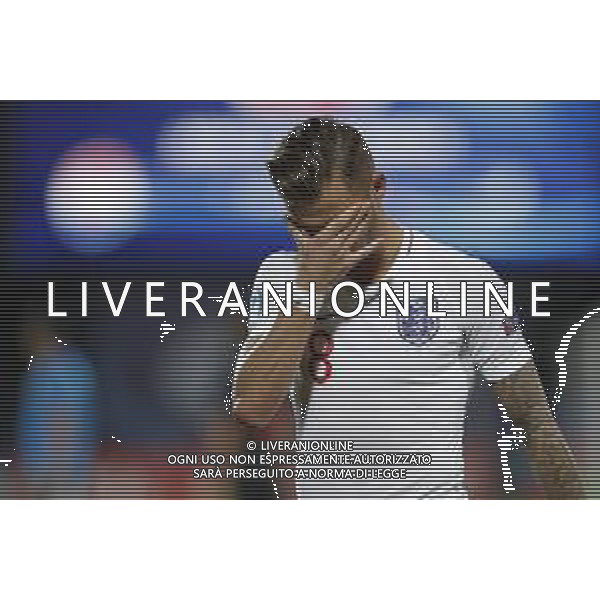 UEFA - Campionato Europeo Under 21 Italia 2019 gruppo C 24/06/2019 Croazia - Inghilterra nella foto: delusione Maddison James(England) ©Claudio Zamagni/Agenzia Aldo Liverani delusion of Maddison James(England) during UEFA Championship Under 21 Italy 2019 group C match between Croatia and England at San Marino Olympic Stadium on June 24 2019. photo credit by Claudio Zamagni/Aldo Liverani Photo Agency