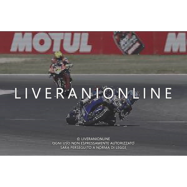 Campionato Mondiale Superbike Pata Riviera di Rimini 21/06/2019 nella foto: Marco Melandri (Yamaha YZF R1) Alvaro Bautista (Ducati Panigale R) ©Claudio Zamagni/Agenzia Aldo Liverani Marco Melandri (Yamaha YZF R1) Alvaro Bautista (Ducati Panigale R) during Superbike World Championship Pata Riviera di Rimini Round at Misano World Circuit Marco Simoncelli on June 21 2019. photo credit by Claudio Zamagni/Aldo Liverani Photo Agency