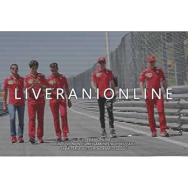 Charles Leclerc (MON) Ferrari walks the circuit with the team. 27.06.2019. Formula 1 World Championship, Rd 9, Austrian Grand Prix, Spielberg, Austria, Preparation Day. AG ALDO LIVERANI SAS-ONLY ITALY