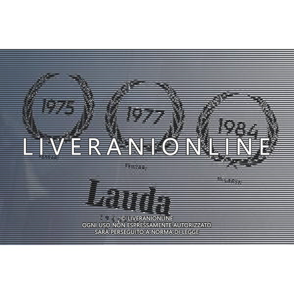 A tribute to Niki Lauda. 27.06.2019. Formula 1 World Championship, Rd 9, Austrian Grand Prix, Spielberg, Austria, Preparation Day. AG ALDO LIVERANI SAS-ONLY ITALY